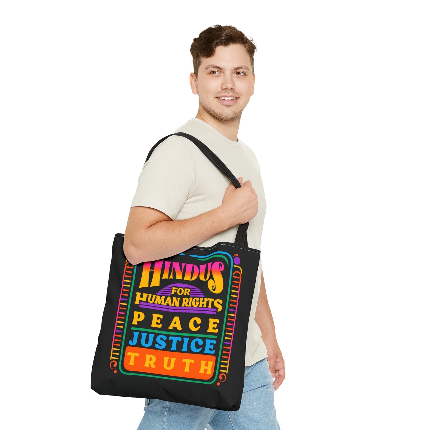 Hindus for... 70s tote bag