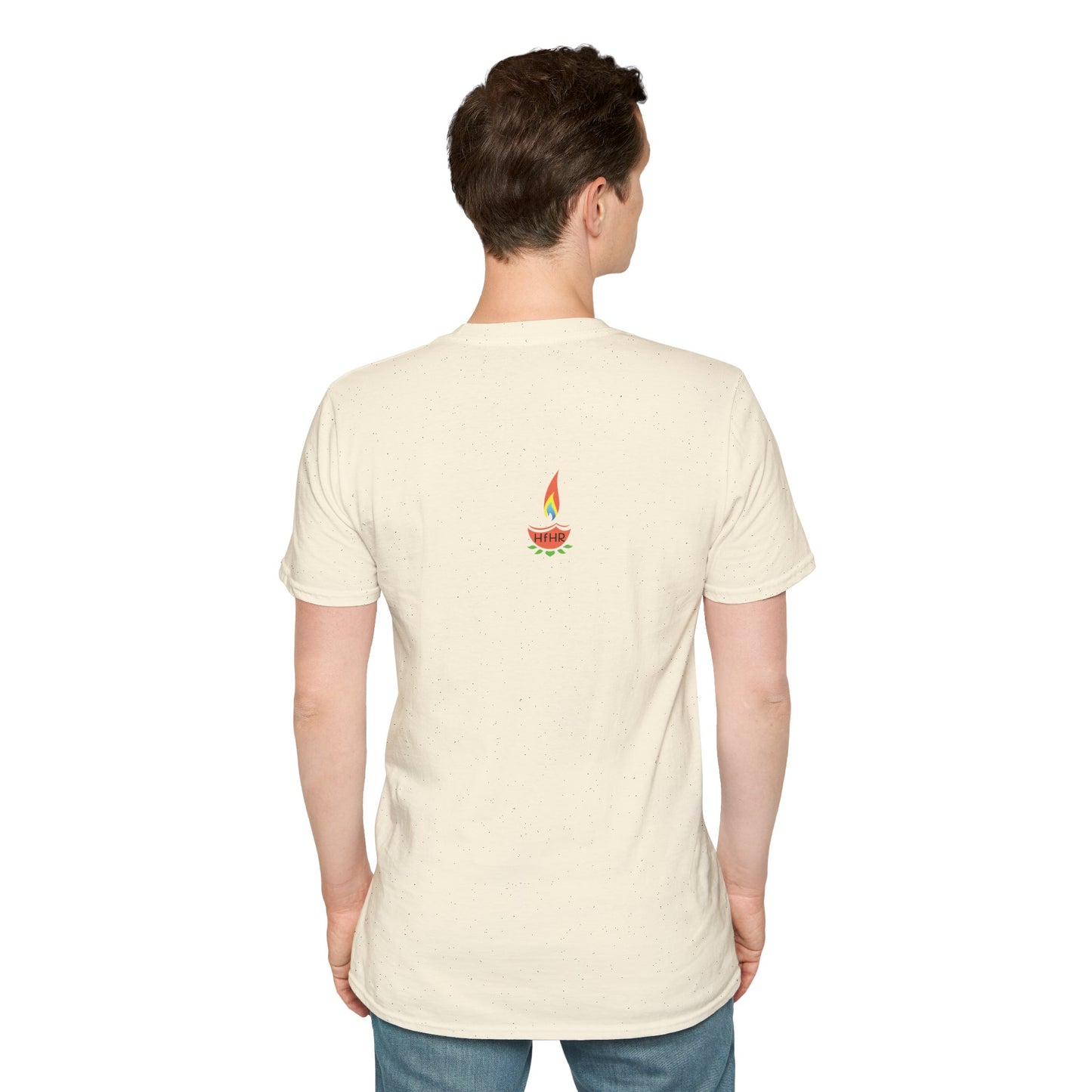 Hindus for Shanti, Nyaya, & Satya 70s T-Shirt