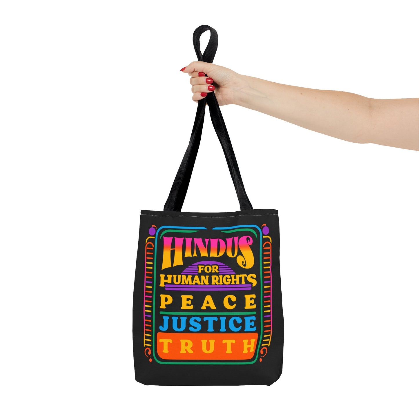 Hindus for... 70s tote bag