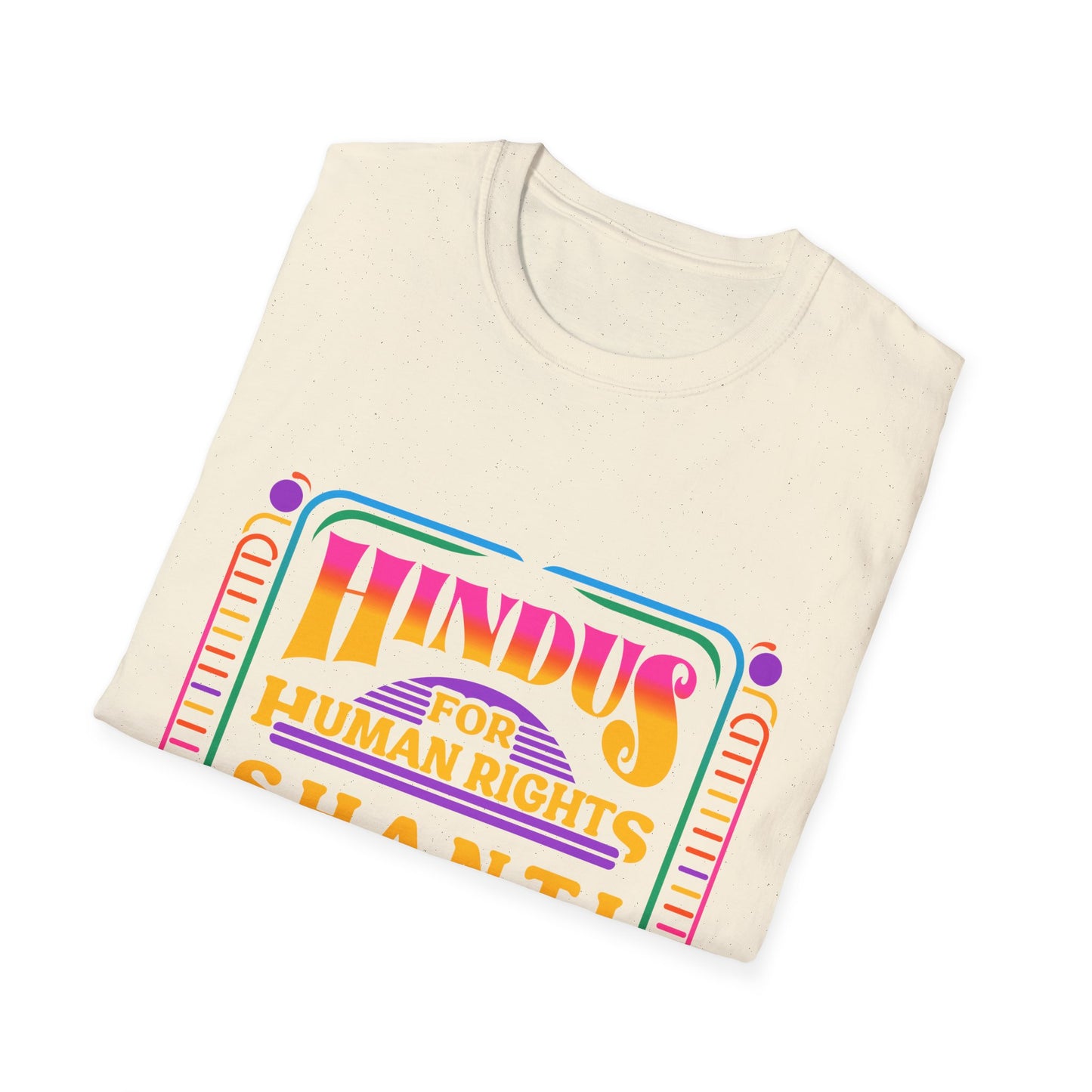 Hindus for Shanti, Nyaya, & Satya 70s T-Shirt