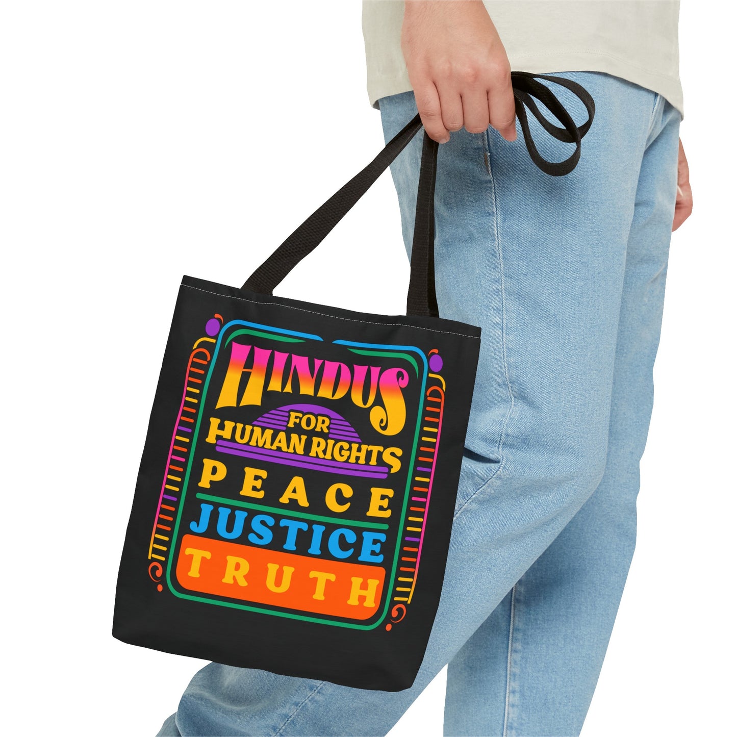 Hindus for... 70s tote bag