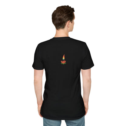 Hindus for Shanti, Nyaya, & Satya 70s T-Shirt